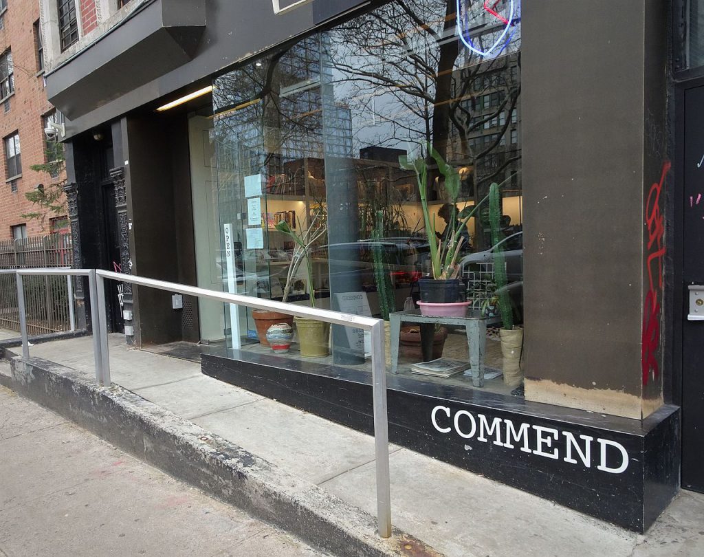 ramp leading into a store