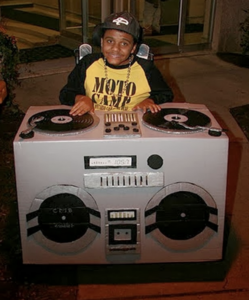 DJ Booth wheelchair costume