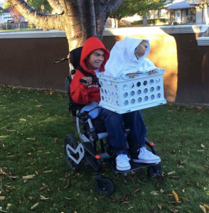 ET Wheelchair costume