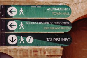 Tourist Direction signs