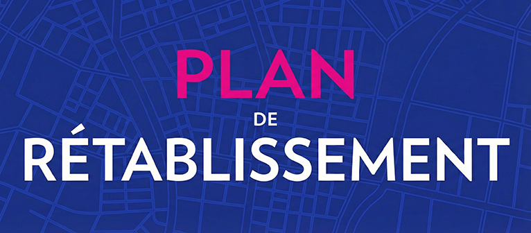 image avec le texte suivant : plan de rétablissement