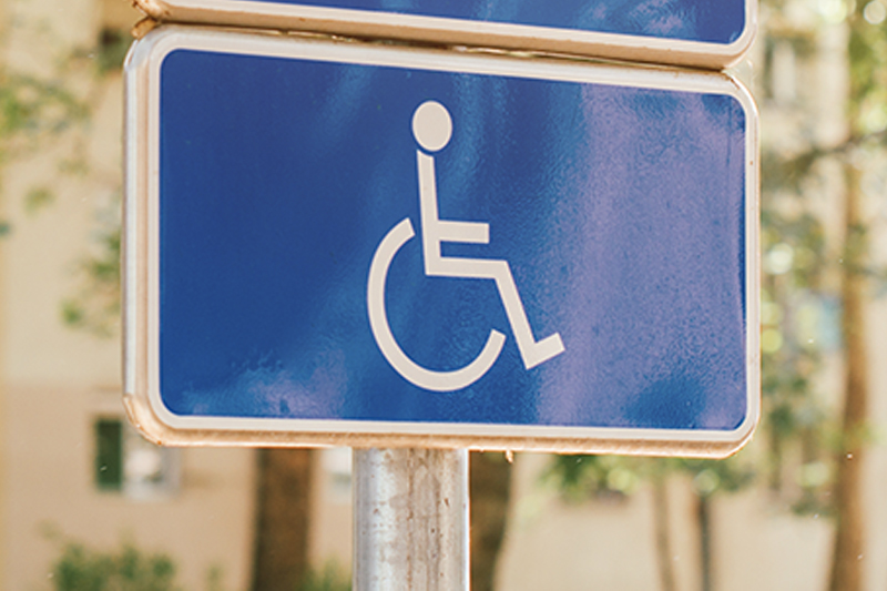 accessible parking sign