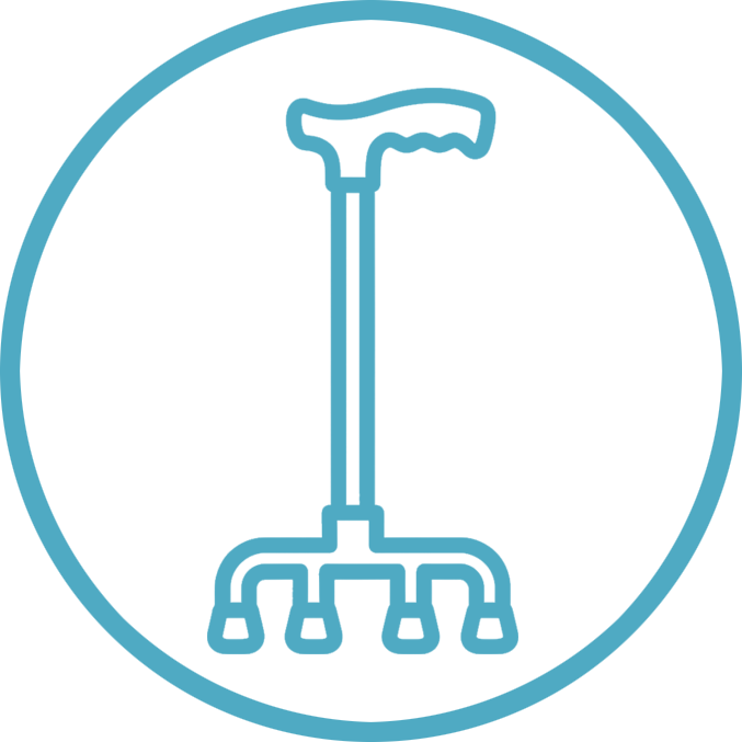 quad cane icon