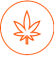 Icon of cannabis leaf