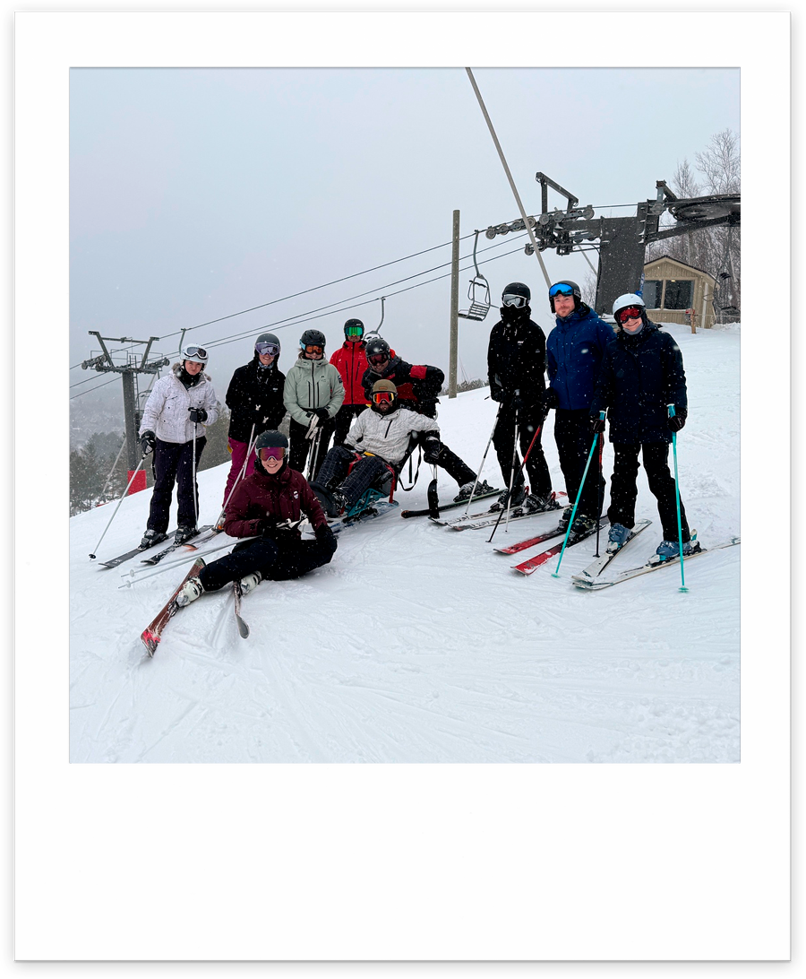 group of skiers