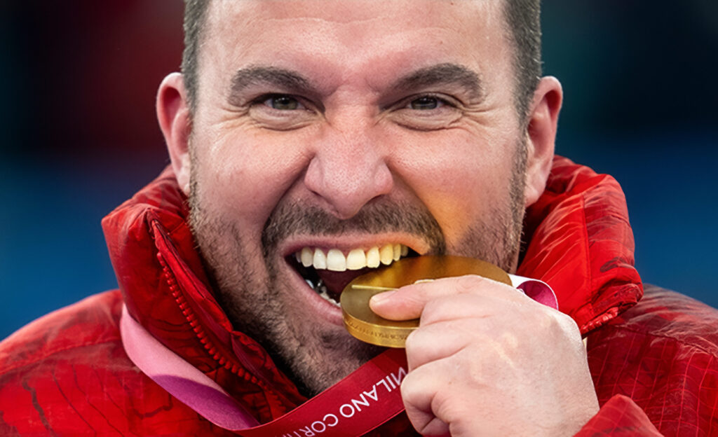 Jon Thurston mord sa médaille d'or