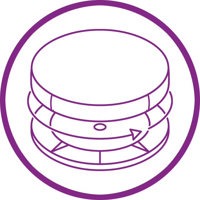 Swivel cushion icon